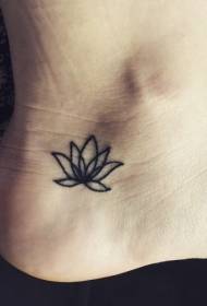 toc model de tatuaj lotus simplu