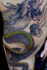 male kiistro side color dhiraina tattoo maitiro
