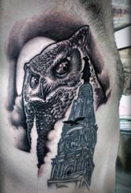 inosekesa dema owl nekereke parutivi rib tattoo tattoo