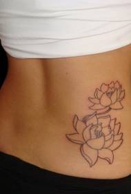 Cintura femminile simplice lotus Tattoo