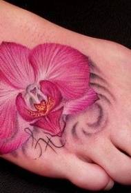 izgled boje realističan uzorak tetovaže orhideja