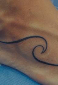 male instep yakapfava ink mutsara tattoo mufananidzo