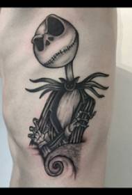 easnacha taobh le buachaillí cloigeann tattoo ar phictiúr tattoo an cloigeann