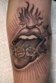 Mund Tattoo Muster 10 Arten von verschiedenen Lippen Tattoo Designs