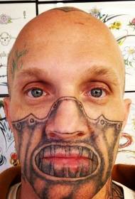 modello di tatuaggio cattivo della metà inferiore degli uomini