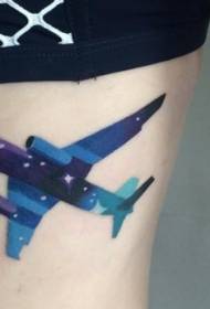 талия сторона цвет самолета татуировки фото