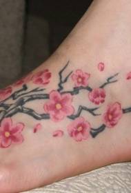 Intimate Pink Peach Tattoo Pattern