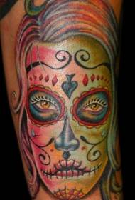 Candy Color Face Tattoo