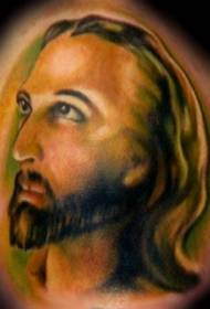 Yesu uso wa muundo wa tattoo