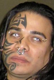tvář kmenové totem tetování vzor