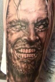 modello di tatuaggio volto personaggio personaggio cinematografico
