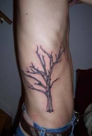 талия одиночество увядшее дерево тату