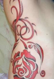 Dath taobh taobh choim ardaigh patrún tattoo totem