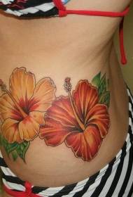 pàtran tatù flùr orains Hawaiian