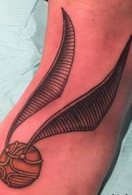 instep бозгашт шакли Libert Quidditch намунаи дакикаи тӯби