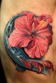stilu realistu bello Pattern realistiche di tatuaggi di fiori