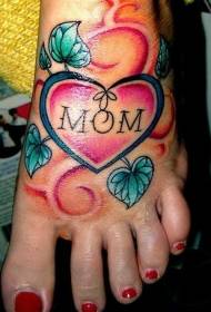 Is breá le cosa na mban dath pictiúir tattoo maisiúla mamaí