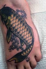 Rist realistische natürliche Farbe Tintenfisch Tattoo Bild