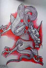 domineering bulak leg dragon tattoo manuskrito nga sumbanan sa tattoo