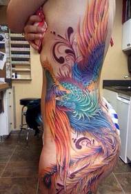 tatuaggio fenice bella vita laterale sexy bella vita