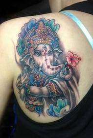 immagine tatuaggio bellezza spalla 114952-spalle immagine di totem fiore moda spalla