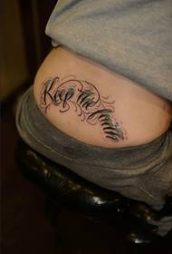 kembang awak Inggris gambar modél cangkéng tato