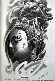 maoto a mokotla le Buddha le mokhoa oa boloi oa mongolo oa tattoo