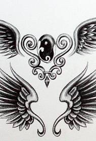 кращий тату-шоу-бар рекомендував набір татуювання татемних крил татуювання
