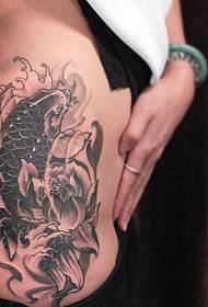 musikana ruoko chiuno Traditional squid lotus tattoo maitiro