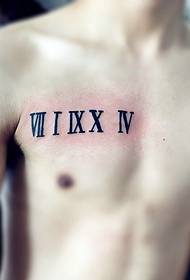 Римска тетоважа тетоваже за груди мушкараца