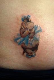 Sætur Hippo Tutu Tattoo Mynstur