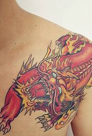 kendő gonosz sárkány tetoválás olyan vonzó
