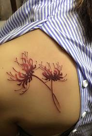 Gruaige scented Faisean Patrún tattoo bláth Bianhua
