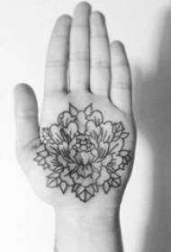 dlaň malé tetovanie rozmanitosť jednoduchá línia tetovanie náčrt dlaň tetovanie vzor