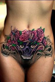 apprezzamento femminile audace della bellezza delle parti intime di bella ragazza 115273-Raffreddamento apprezzamento sexy dell'immagine del tatuaggio della testa del leopardo della parte privata