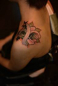 альтернативный цветок мода татуировки
