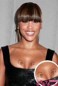European beauty chest personality alternative tattoo