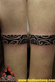 arms around Bohemian tattoo pattern