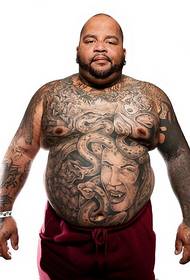 foreign body fat fat body body domineering pattern tattoo