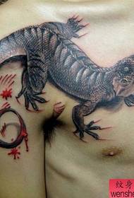 ຮູບແຕ້ມ tattoo Nanchang Liuyuntang ສະແດງໃຫ້ເຫັນແຖບຮູບພາບທີ່ເຮັດວຽກ: ຮູບແບບ tattoo ຫນ້າເອິກຫນ້າເອິກ