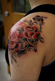 fuvu rose tattoo muundo