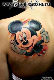 amantombazane amahlombe amahle imfashini i-Mickey Mouse Tattoo iphethini