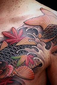 грудна боја лигње тетоважа тетоважа виталност неограничена