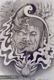 фигура за тетоважи препорача дела на ракописи богови и тетоважи