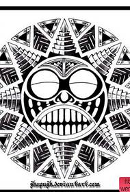 la figura del tatuaggio ha raccomandato una serie di lavori di tatuaggio totem Maya