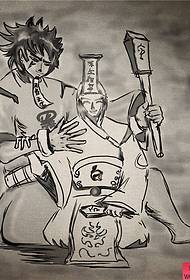 លំនាំសាក់ខ្មៅនិងស