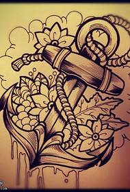tatuiruotės kūno paveikslėlių juosta rekomendavo inkaro gėlių tatuiruotės rankraščio paveikslėlį