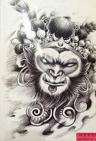 Sun Wukong bản thảo hình xăm tác phẩm