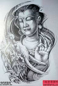 mhol an figiúr tattoo pictiúr lámhscríbhinne tattoo Guanyin Dragon