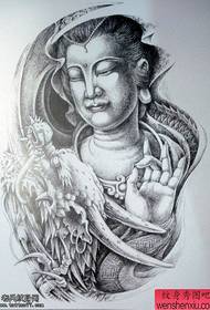 Tokoh tato nyaranake gambar naskah tato naga Guanyin